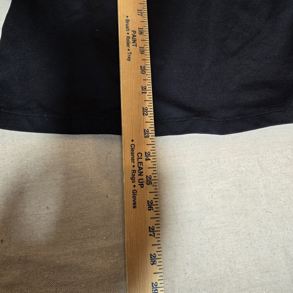 Judy P Black V-Neck 3/4 Sleeve Top Microfiber Lycra Layering Basics Size M - Picture 5 of 8